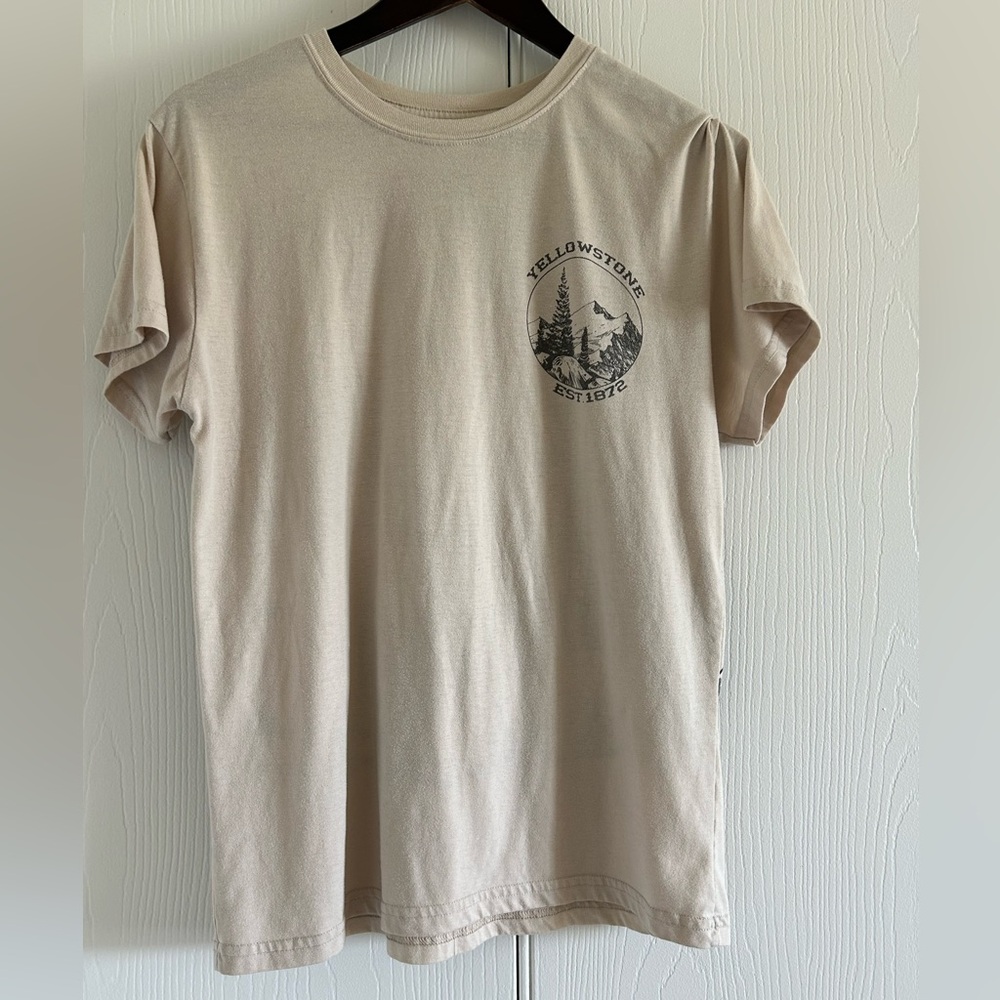 Beige Yellowstone Tee